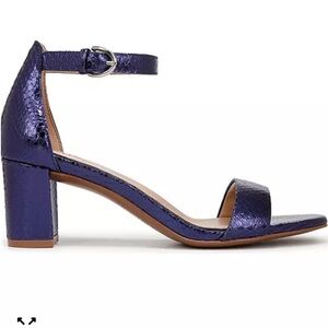 New wide width blue metallic snake